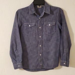 Vans button up denim shirt